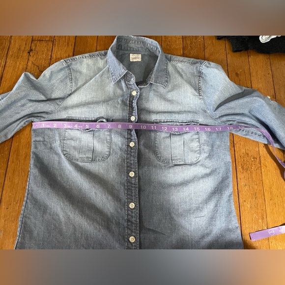 J.Crew the perfect Shirt button down 100% cotton preppy coastal boho - Picture 8 of 8